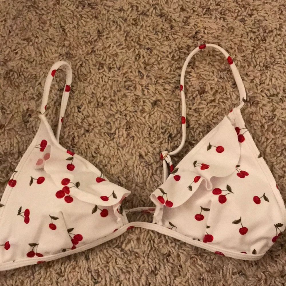 cherry bikini top